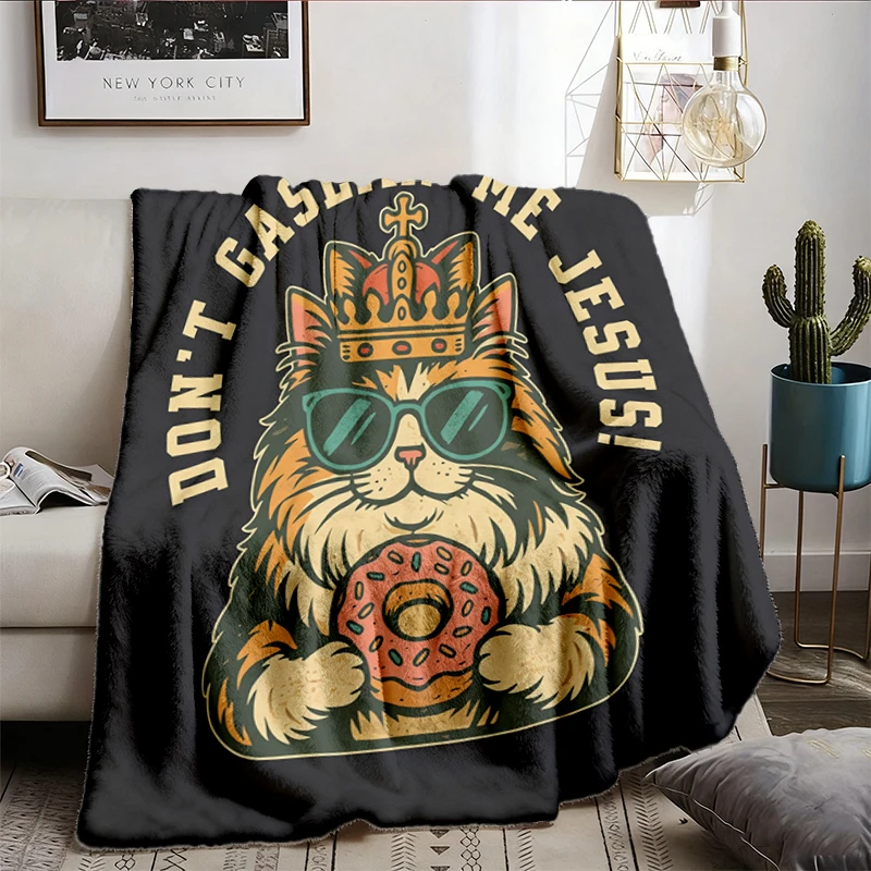 Donut Dungeon Crawler Carl Comfort Cozy Blanket Flannel Throw GIFT