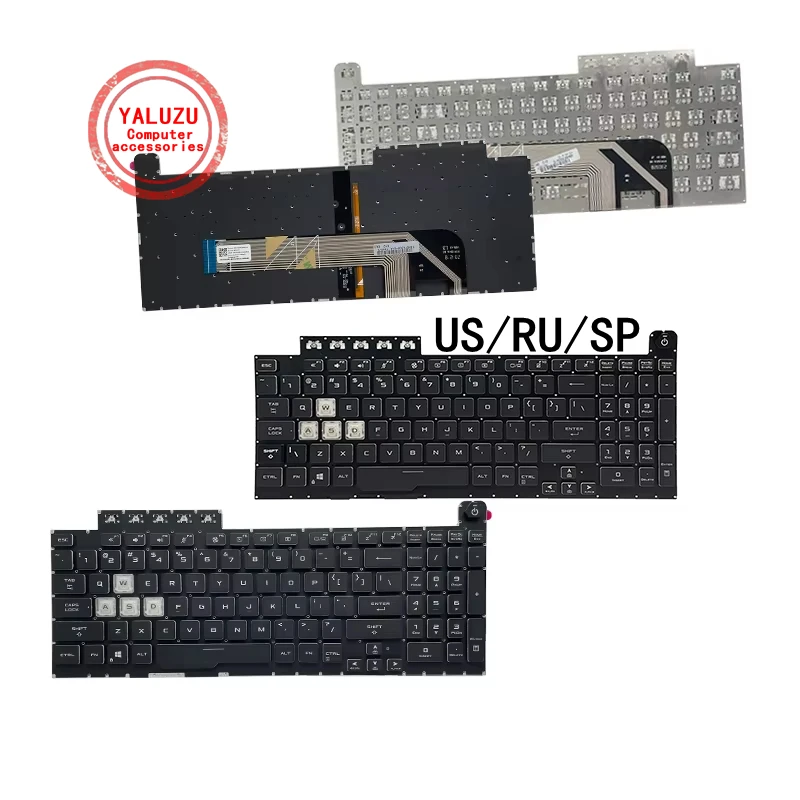 US/RU/SP NOWA klawiatura do laptopa ASUS TUF Gaming FA506 FA506H FA506IU FA506IV FA506II FA706 FA706II FA706IU FX506 FX706L