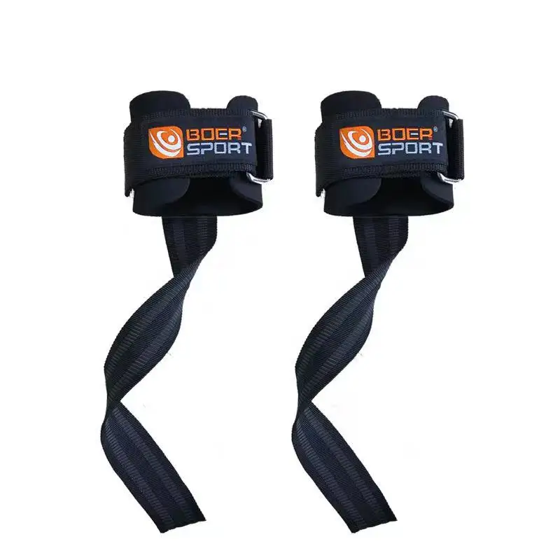 1 Pair Weight Lifting Hand Wrist Belt Gym Lifting Strap Fitness Wrist Wrap Bodybuilding Dumbbell Barbell Exercise Training Power