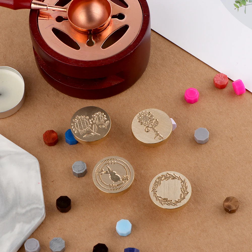 Цветы одуванчики узоры ромашки – обзор и цена Wax Seal Stamp Kit