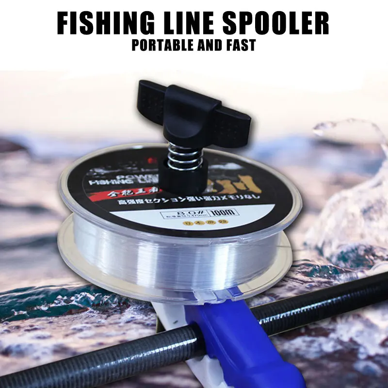 Fishing Line Winder Portable Reel Line Spooler Machine Spinning Reel Baitcasting Reel Spooling Carp Fishing Equipment