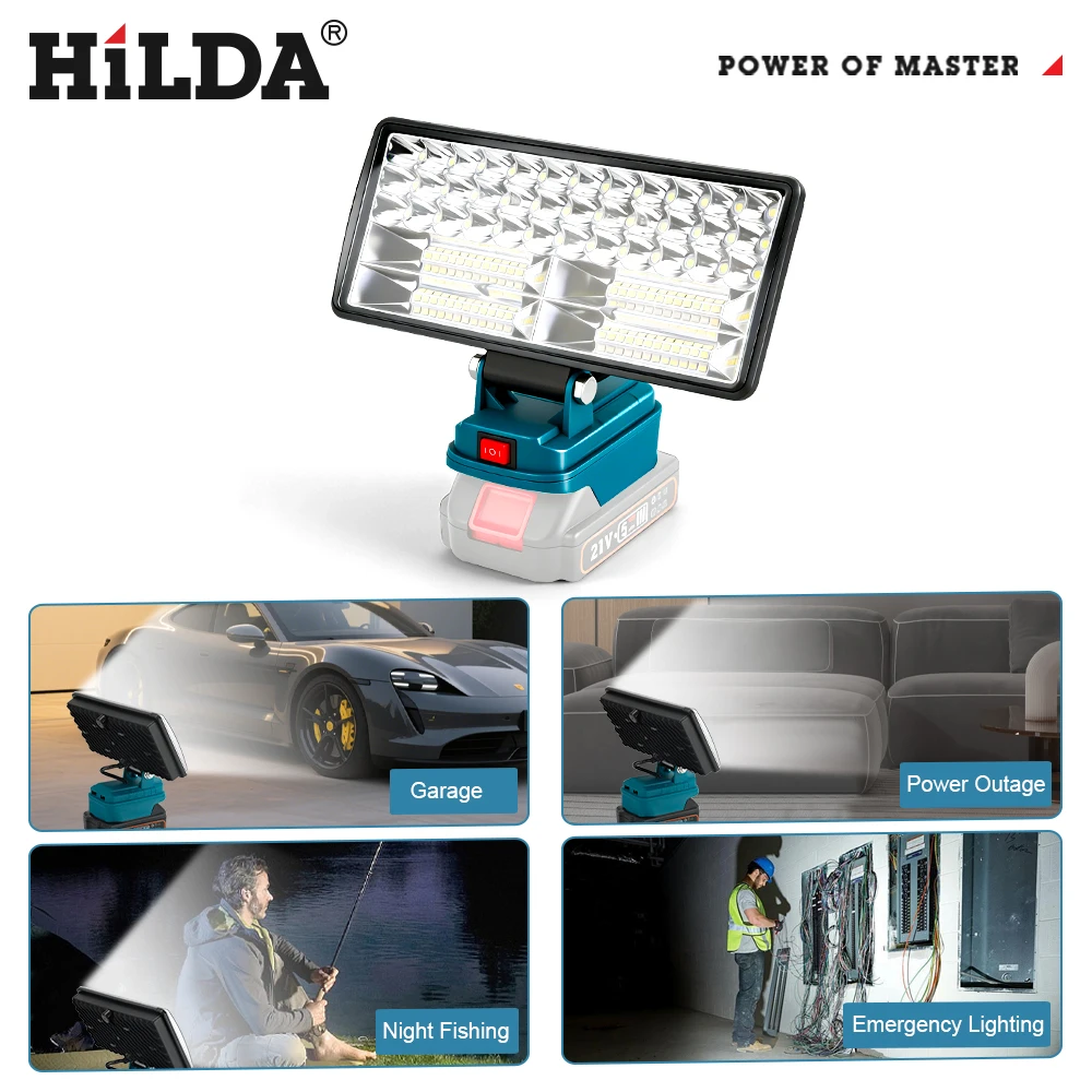 8" Cordless Led Wor…