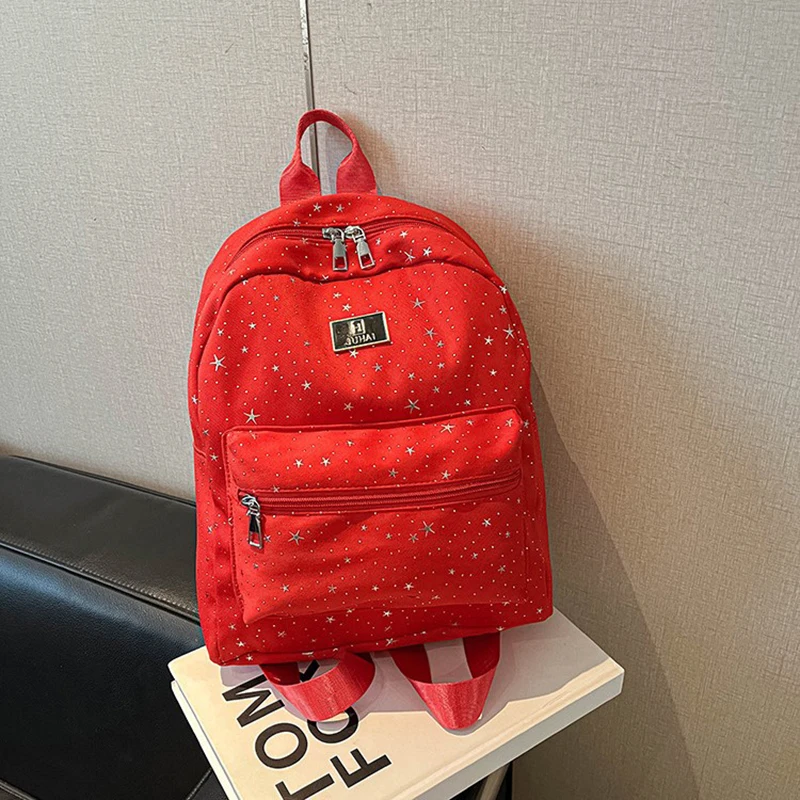 

Star Backpack for Women Laptop Casual Backpack Large Capacity College Bag Travel Backpack Student Back School Casual Bookbag