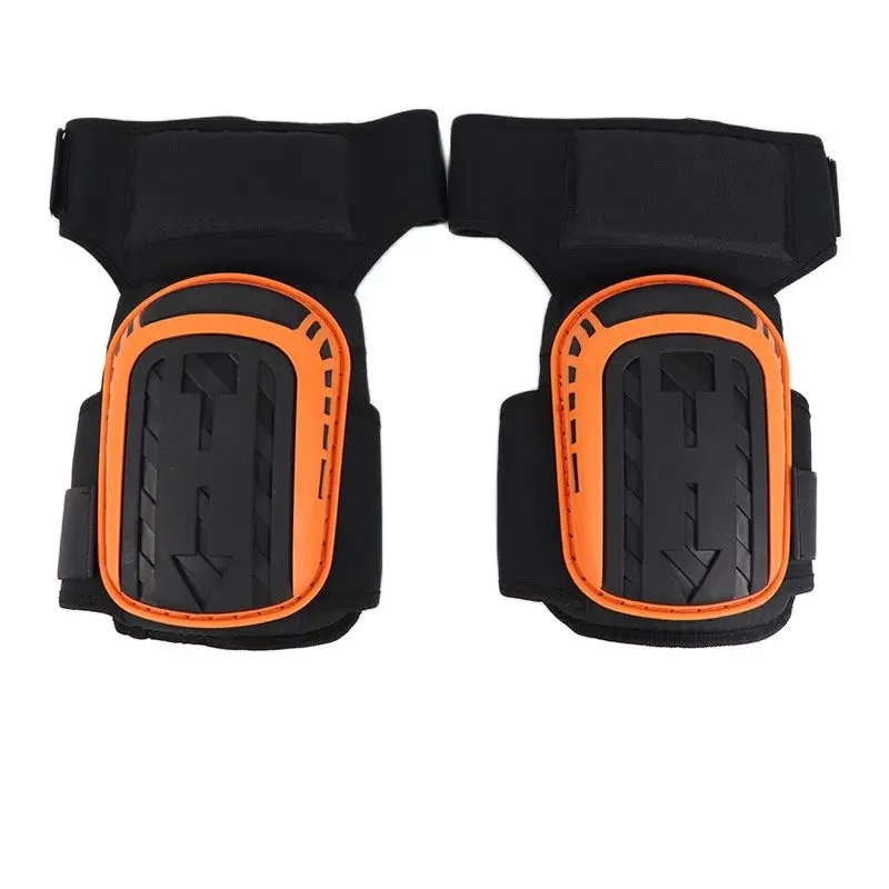 

Knee Pads Heavy Duty Gel Knee Pads Professional Gel Cushion Knee Pads for Flooring, Gardening, Fits Men and Women, Orange Black