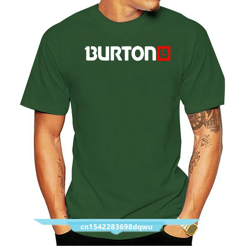 Burton Pfeil Logo Snowboards T-Shirt Cartoon T-Shirt Homme hochwertige Top T-Shirts Männer T-Shirt Mode