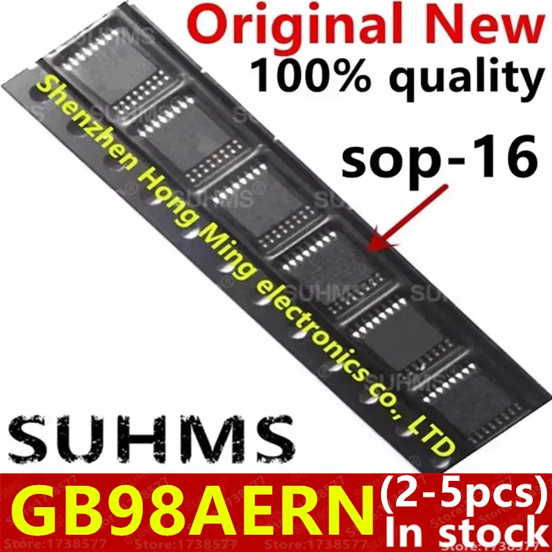 (2-5 piezas) 100% nuevo Chipset GB98AERN G898AERN GB98AERN-A2-0-TR sop-16