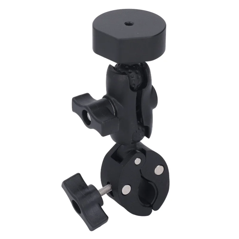 Satellite Mounting Bracket Aluminum Alloy Strong Clamp Angle Adjustable Satellite Bracket With Adapter For RVs Poles Yachts