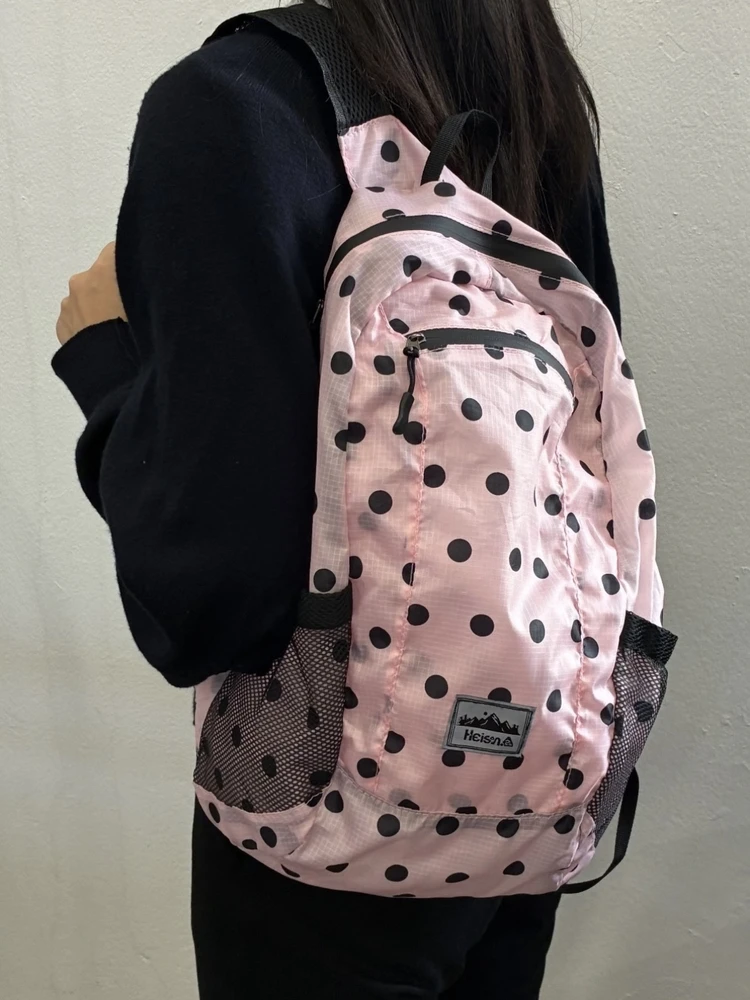 ISO DEMIN POLKA DOT BACKPACK Jansport Cool Student Backpack In Dark Denim Polka Dot  main image 4