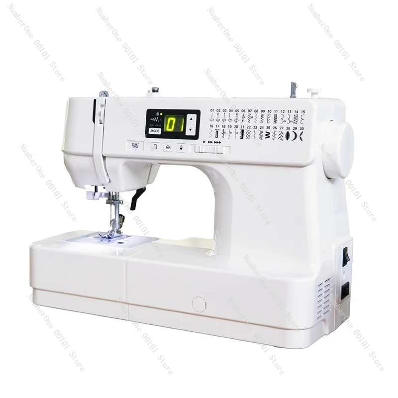 ماكينة خياطة TM30/1030 إلكترونية أوتوماتيكية بالكامل منزلية متعددة الوظائف قفل حافة سطح المكتب