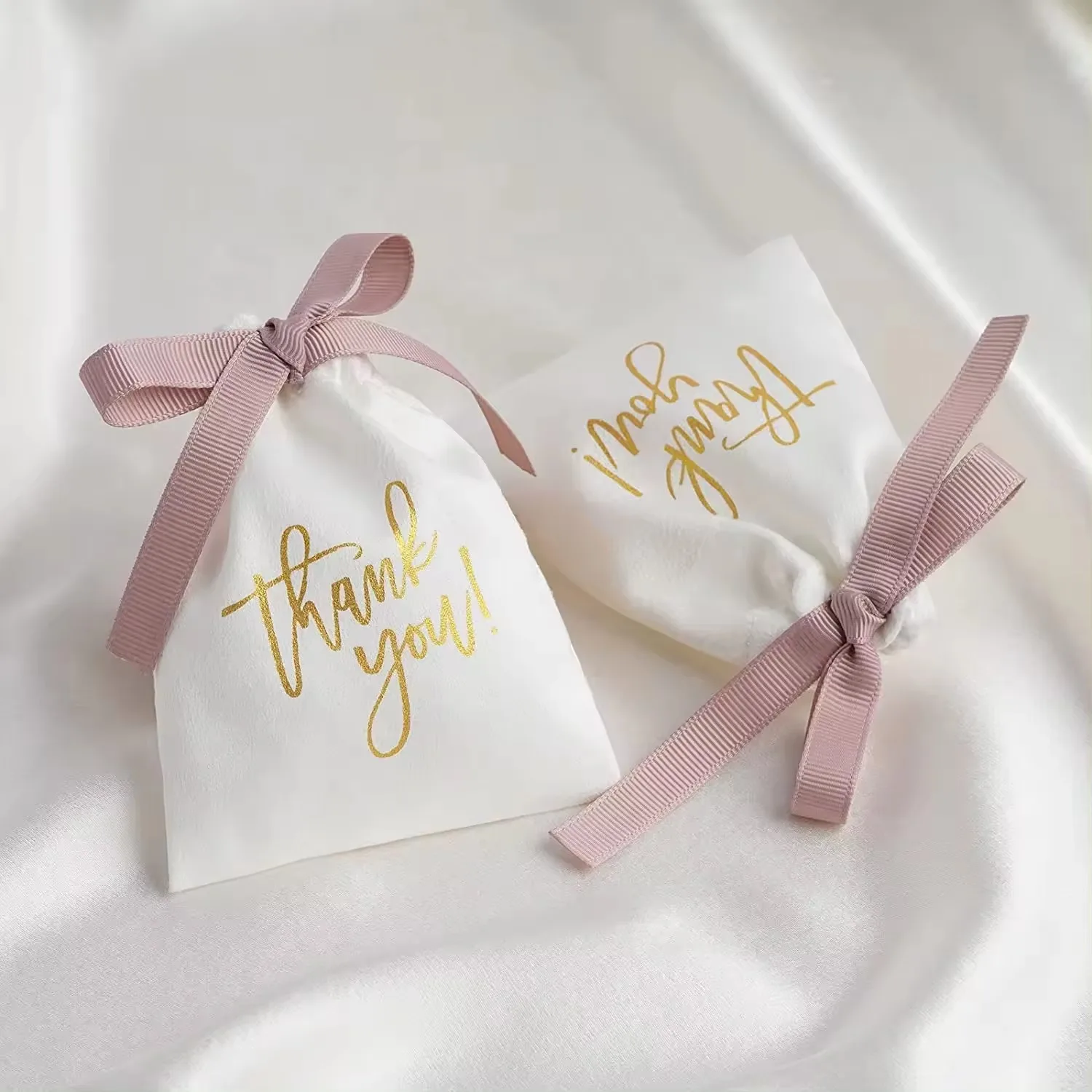 Custom Logo jewelry packaging  Luxury  Suede Drawstring Packaging Bag Jewelry Pouch Birthday Wedding Party Candy bag