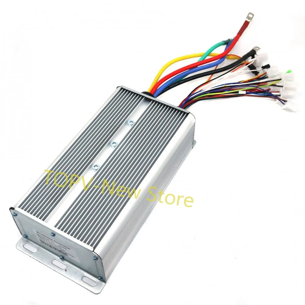 48V-72V Electric Bike Brushless DC Motor Controller 80A 3000W High Power DC Dual-mode Electric Vehicle Brushless Controller
