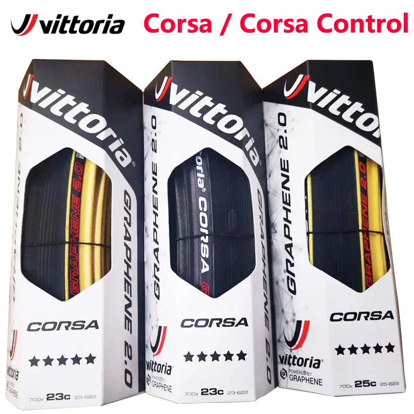 Vittoria 320TPI Corsa/Corsa Control Road Bicycle Tire 700C Graphene 2.0 700x23C/25C/28C Cycing Bike Bicicleta Tyre Clincher