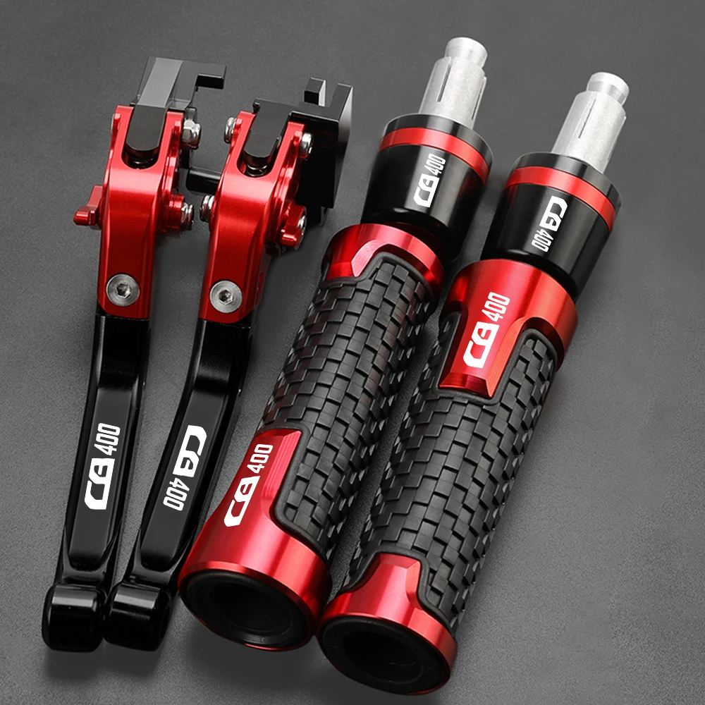 For Honda CB400SF CB400SS CB400F CB400 CB 400 VTEC CB1 CB 400 Motorcycle Adjustable Brake Clutch Levers Handlebar grips end plug