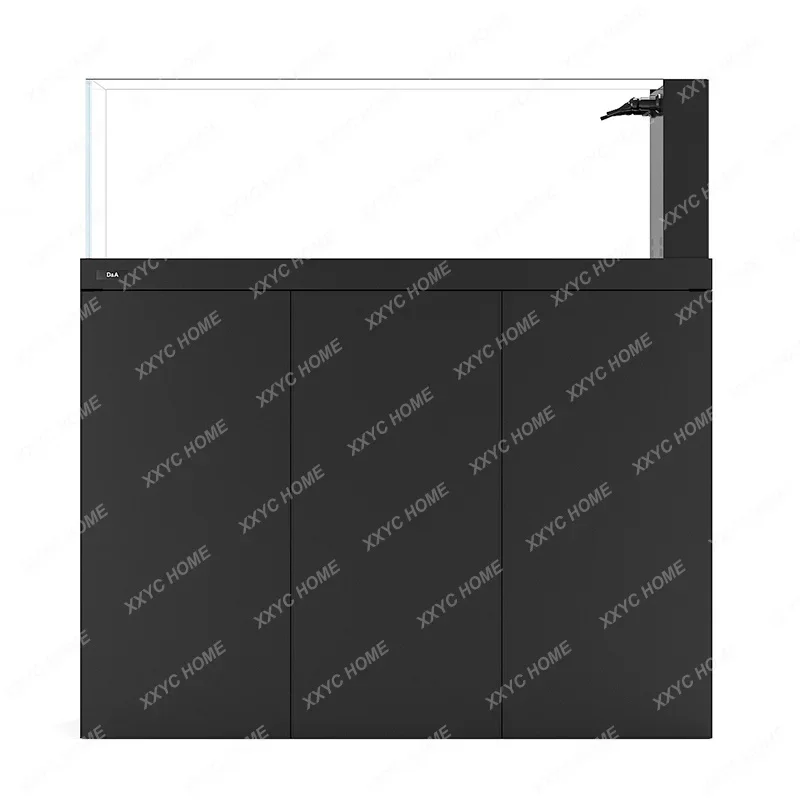 

Native Fish Ecological Stream Tank Landscape Light Luxury Fish Tank Super White Glass Bottom Filter Aquarium