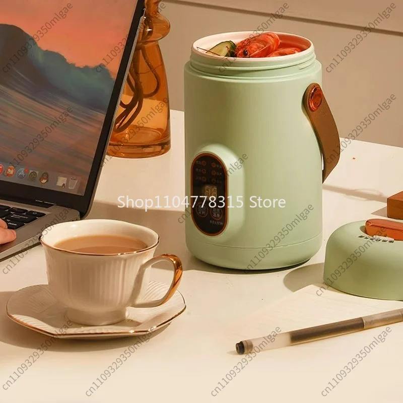 For Portable Multi-function Electric Stew Cup Mini Cooking Pot with Timer Warm
