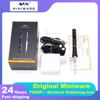 MINIWARE TS80P Mini Smart Portable Digital Soldering Iron Tool Adjustable Temperature OLED Display Iron Tips QC3.0 PD2.0 45W