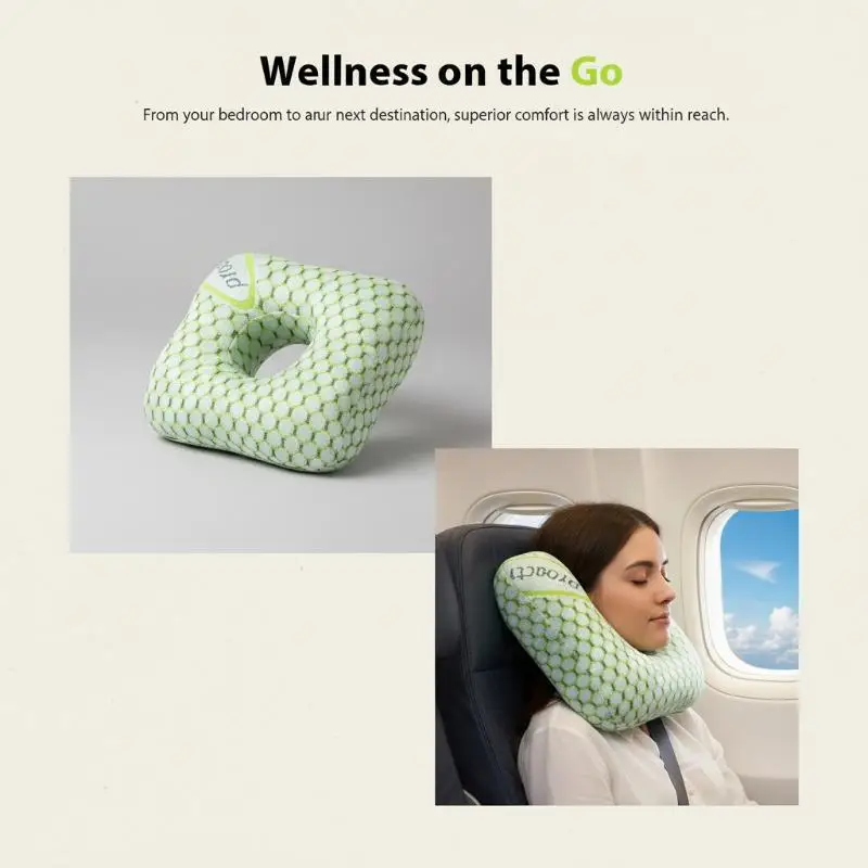 Cotton Filling Ear Piercing Pillow Breathable Ergonomic Pillow With Ear Hole Portable Comfortable Earring Pillow