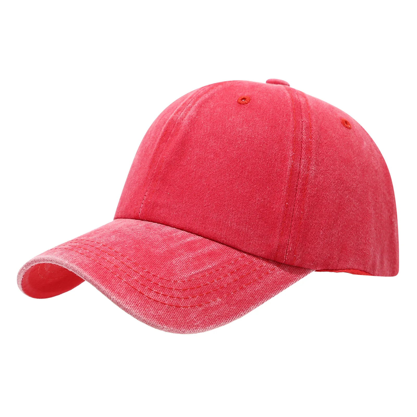 Individuell bedrucktes Logo, komplett aus Baumwolle gewaschene Vintage-Baseballkappe, Arbeitsreise-Sonnenhut, geeignet für Männer und Frauen – Detail 6
