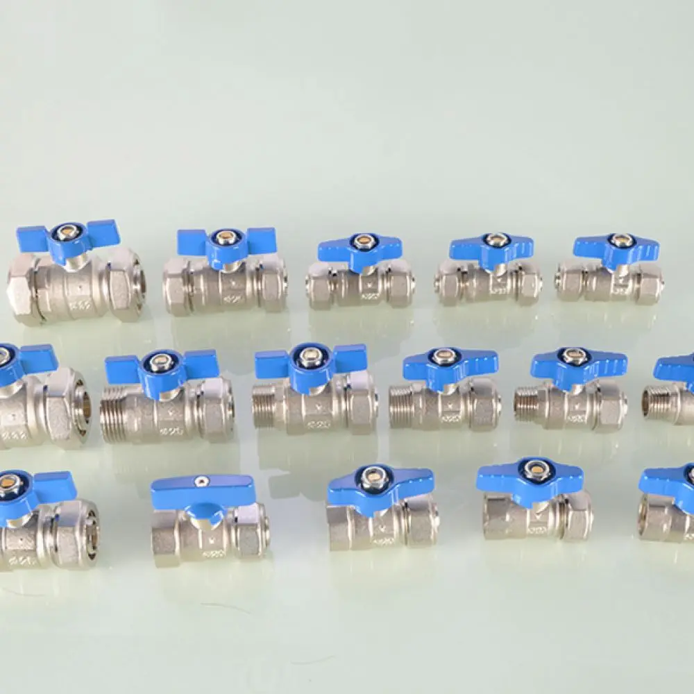 Premium Brass Ball Valve For Composite Piping Fitting Professional Plumbing Component Shut Off Valve Water Regulator