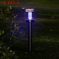 OUTELA Outdoor Solar Mosquito Killer Lamp LED Waterproof IP65 Professional Insect Kill Lawn Light Portable for Courtyard Garden