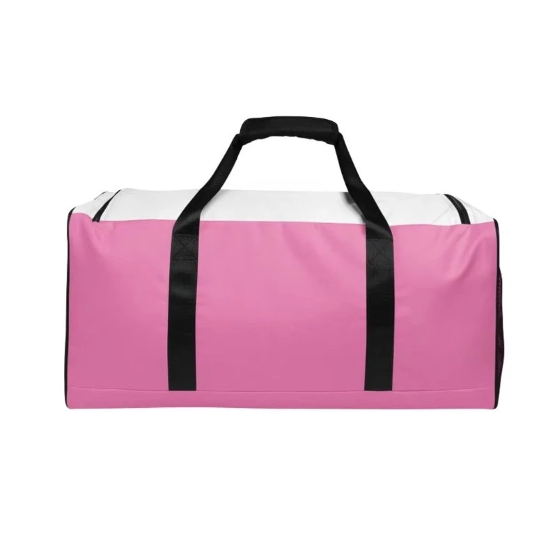 Pink Travel Fitness Spacious Sports Carry Bag with Adjustable Shoulder Strap Design