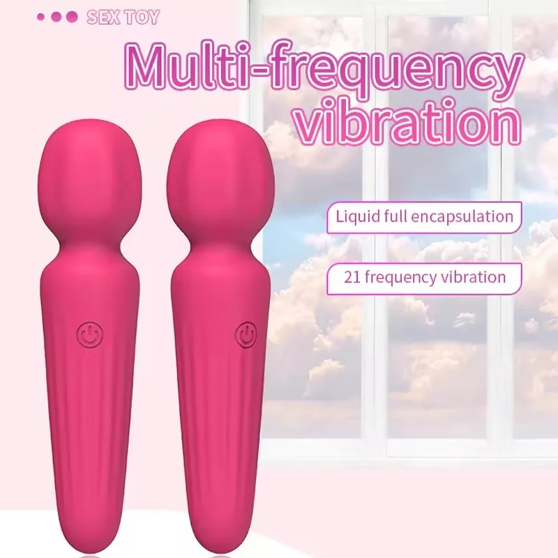 Silicone Sex Toys Woman Vagina Girls Pussy Av Wand Vibrator Massager Water Proof Vibrators Mini Vibrator Sex Toys For Woman