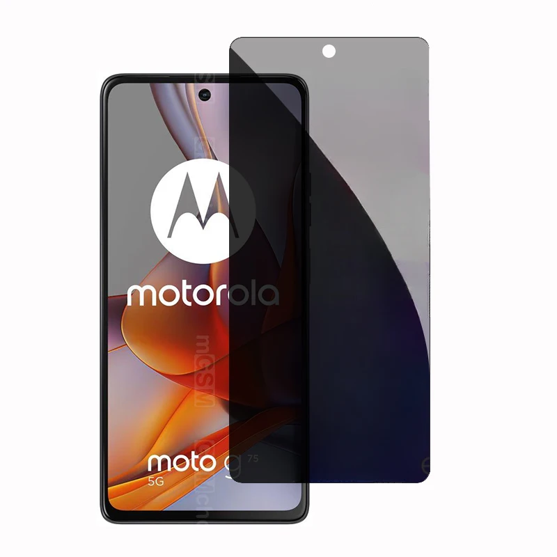 For Moto G75 G15 G34 G41 G04S G45 G54 POWER G55 G64 G84 Anti Spy Glare Tempered Glass Privacy Screen Protector Unlock Glass