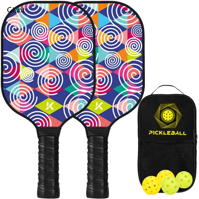 

Pickleball Paddle Set Brand Good Quality Carbon Fiber with Thickened Racket Outdoor for Sports Pickle Ball Palas Court Portable