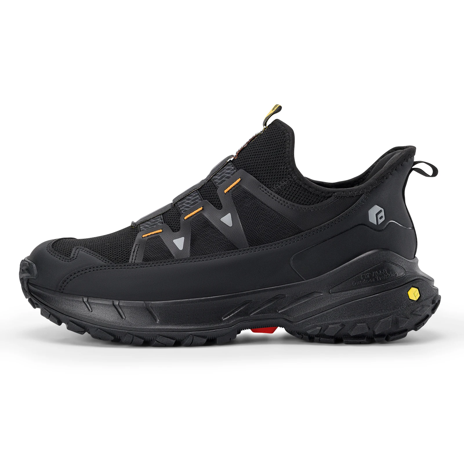 Fitville Men's Slip-on Hiking Shoes Wide Toe Box Trekking Sneakers for Men with Arch Support Comfortable Non-Slip Walking Shoes