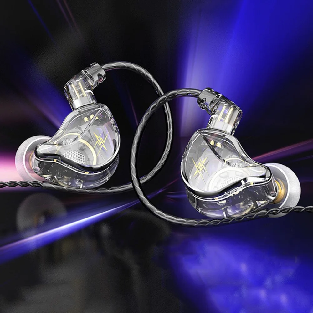 

Detachable Cable Monitor Headphones 3.5mm with Mic Wired Gaming Headset Round Head TPE Monitoring Earplugs Listen To Music