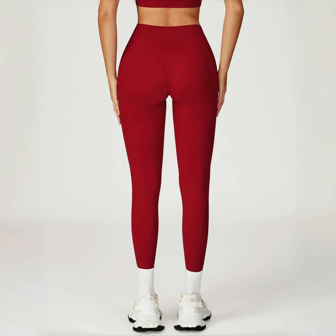 

High Waist Peach Hip Seamless Yoga Trousers Sports Fitness Tight Breathable Women's Running Dance Workout Clothes Gym Yoga Pants