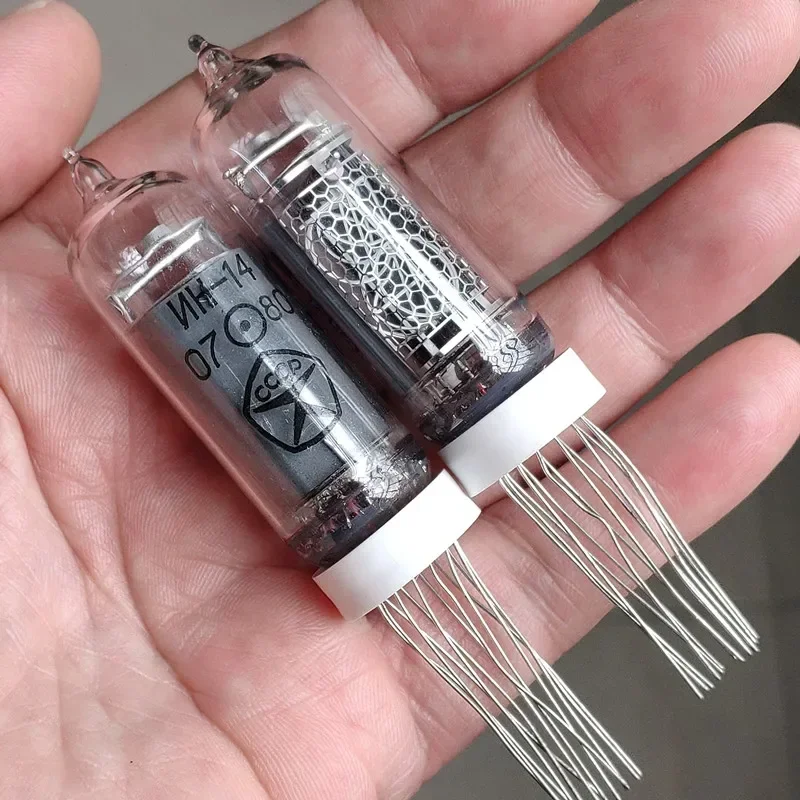 Nixie Tube In14 Novo antigo relógio Nixie eletrônico soviético sem ferrugem In8 In12 In18