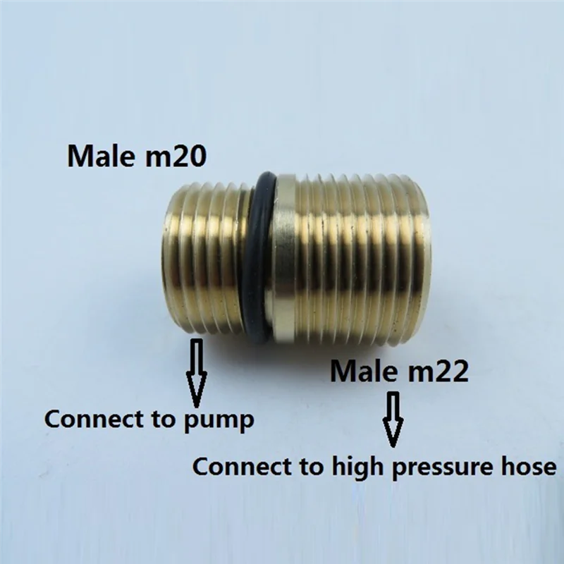 ABAE-M20 남성-M22 남성 워터 아웃렛 커넥터 축 캠 파워 와셔 펌프용 워터 아웃렛 커넥터
