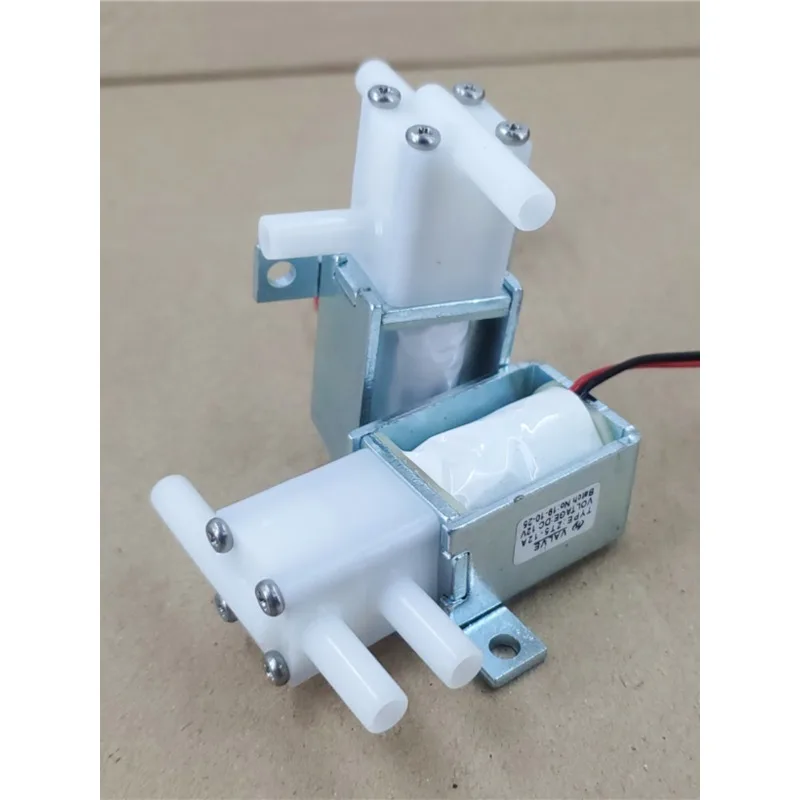 Two-position three-way micro solenoid valve, normally open and normally closed water valve DC 12V 24V water gas valve