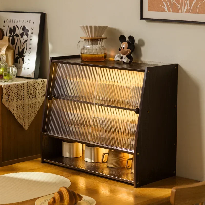 Dust cup holder, desktop water cup, teacup, tea set rack, coffee cup dining table, cup storage, side cabinet rack