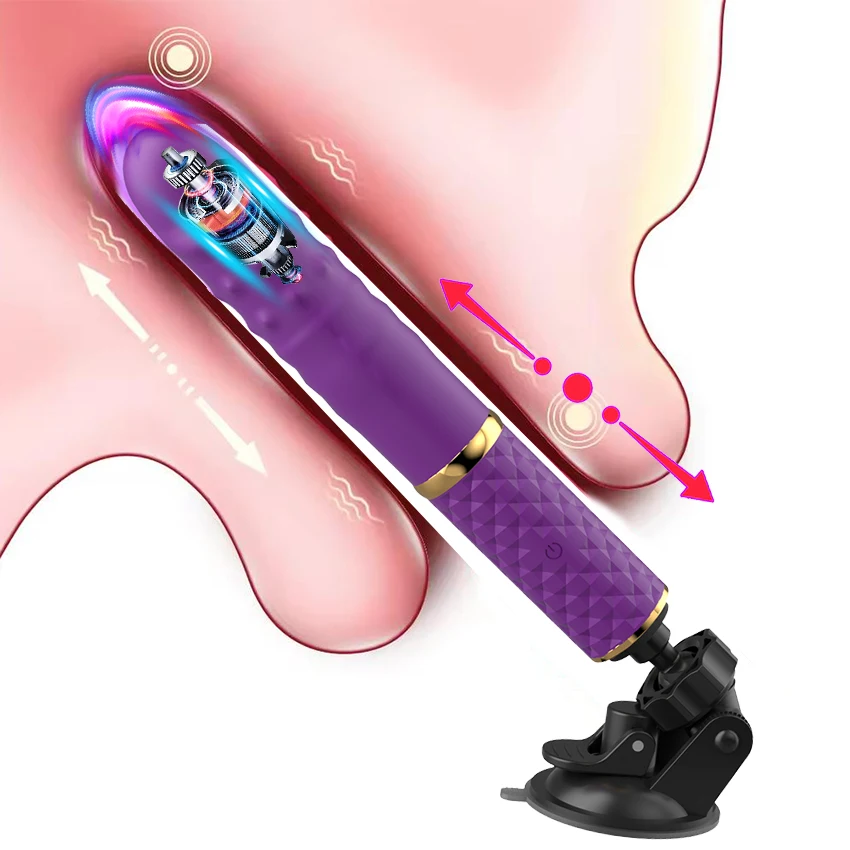 APP التلقائي تلسكوبي هزاز دسار G بقعة مع شفط كأس الجنس لعب للنساء الكبار حر اليدين الشرج هزاز النشوة الجنسية المهبل