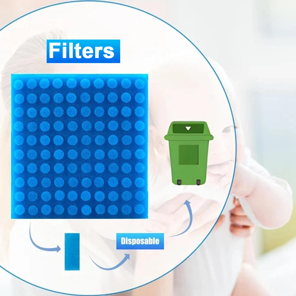 10Sheets=1000pcs Disposable Baby Mouth Suction Nose Baby Cleaning Nose Nose Nasal Aspirator Baby Health Care Dropper Accessories view 4