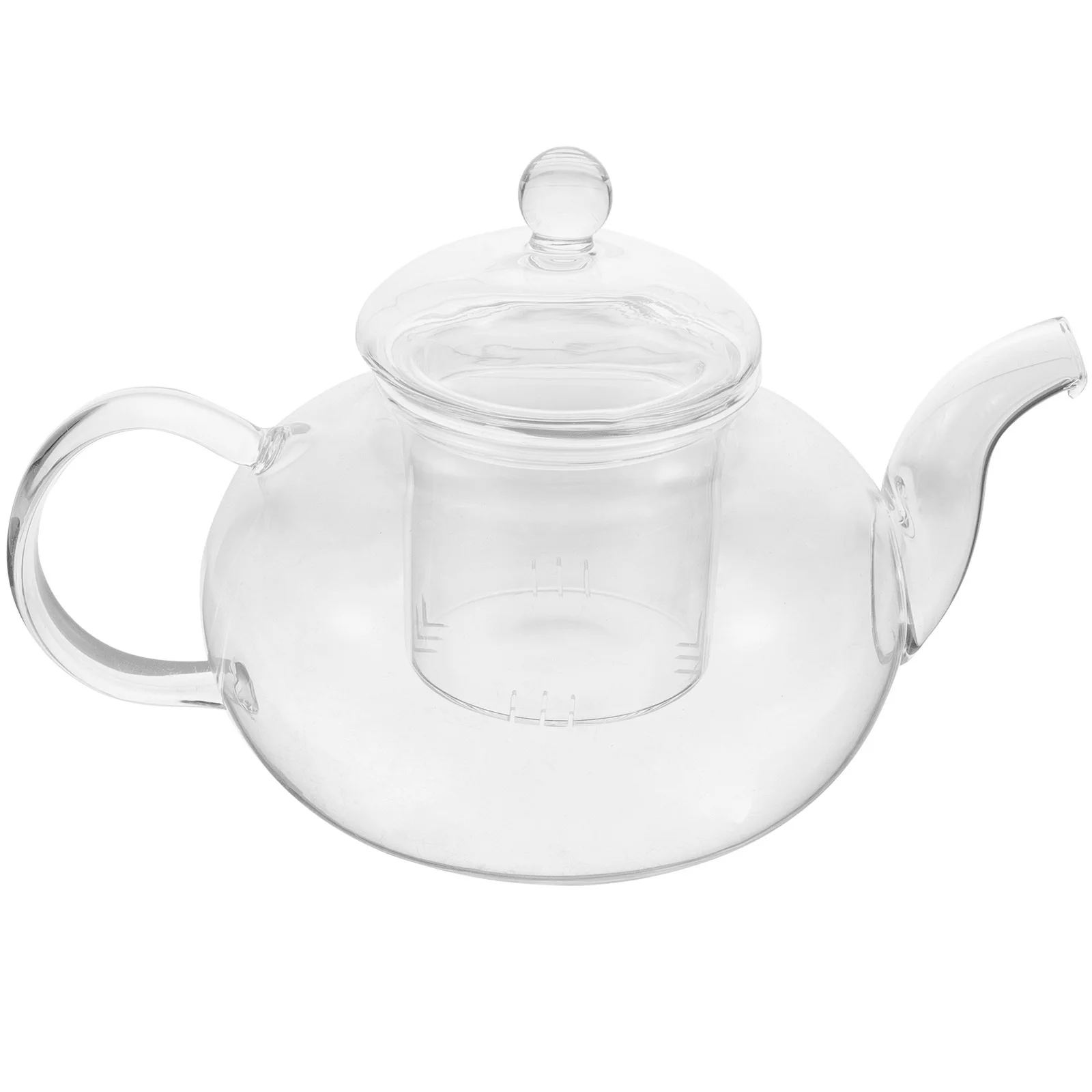 

Glass Teapot Transparent Portable Small Water Kettle Suitable Induction Cooker Electric Gas Stove Glass Teapot