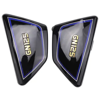 Czarne panele osłony boczne pokrywa boczna bateria motocyklowa do Suzuki GN125 GN 125