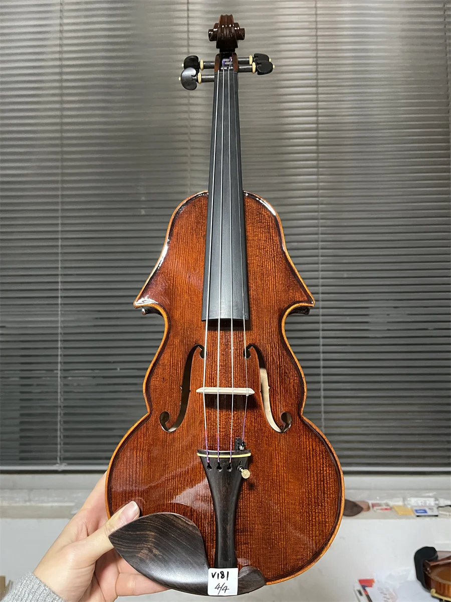 Special Old Antique Baroque Times Style Hand Made 4/4 Violin Musical Instrument Keman Free violin case&Bow V181