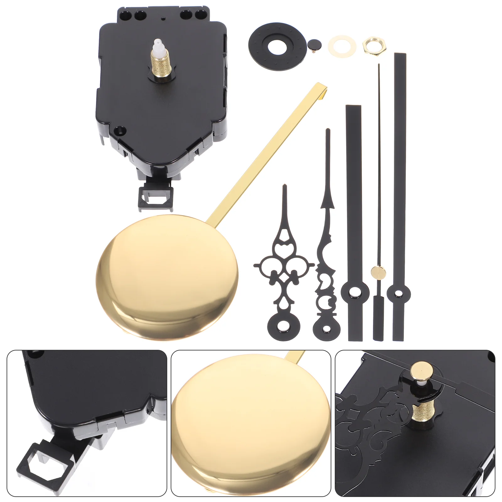 Suite Clock Movement Wall Kits for Do Yourself Motors Powered Replacement Plastic Mechanism