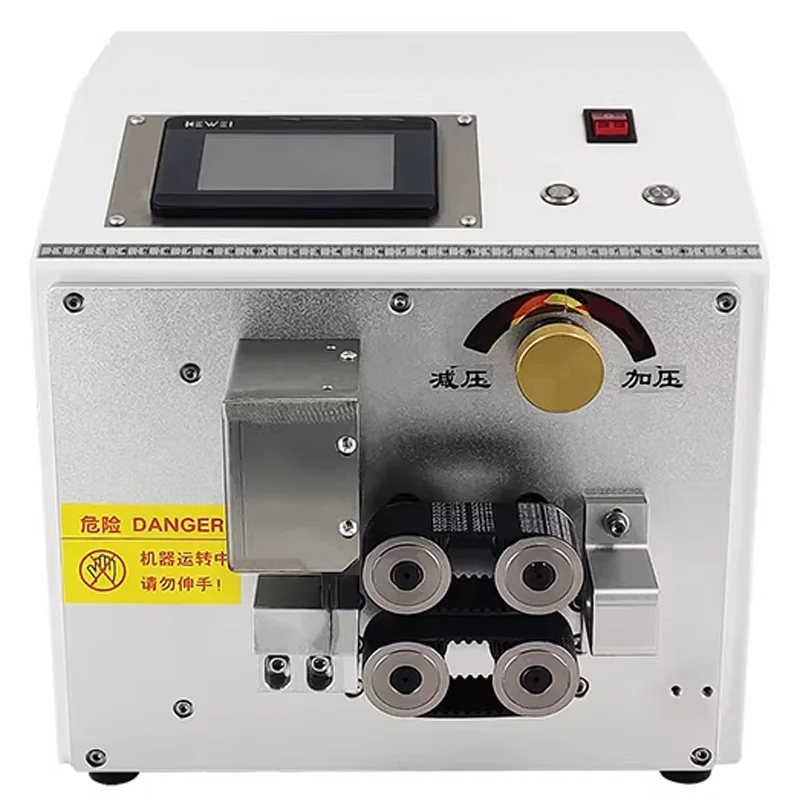 Picture 5: Automatic Computer-Controlled Pipe Cutter Cutting Length: 1-9999.9MM Corrugated Pipe Cutter 100MM/200MM PVC Silicone Tube Cutter