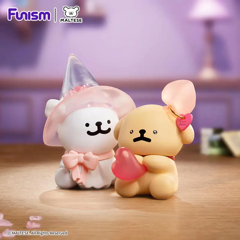 FUNISM Maltese Magic Seekers Series Blind Box Niedliche Actionfigur Bestes Geschenk für Kinder Sammlerserie Blind Box Figuren Action