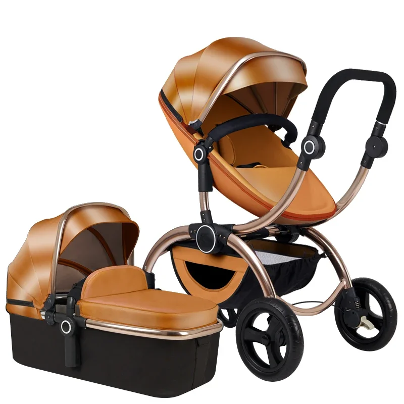 high landscape 3 in 1 baby stroller Europe luxury baby carriage factory price for sale luxury baby stroller