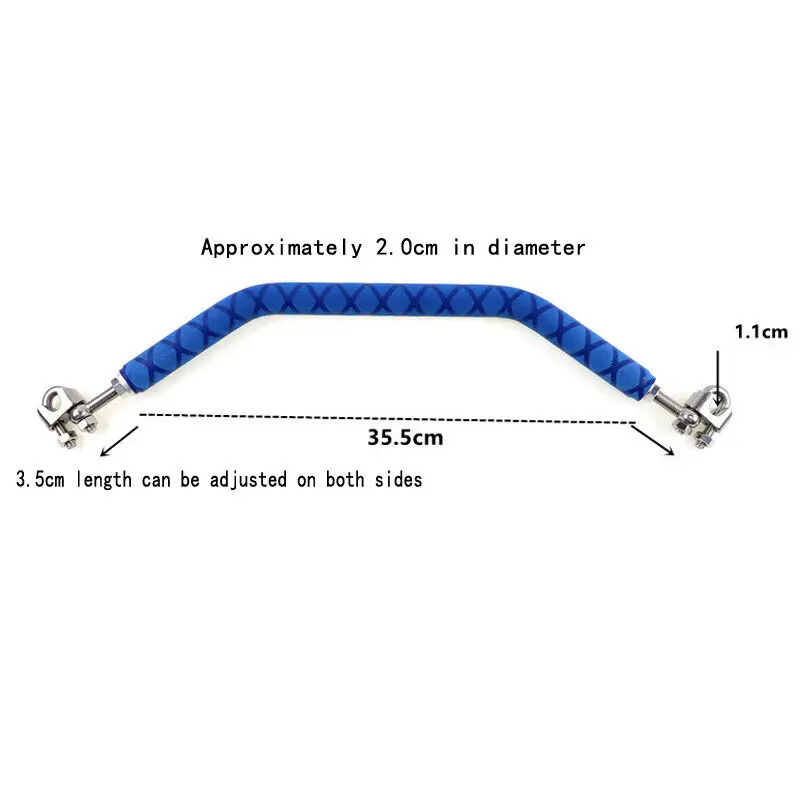 1pc Motorcycle Armrest Balance Bar Multi-functional Aluminum Alloy Handlebar Cross Bar Lever Modified Parts Accessories