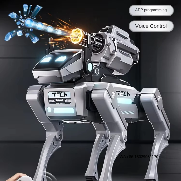Control with Brushless Motor 10km Material-Children's Birthday Gift 2025 New AI Robot Dog Toy Remote