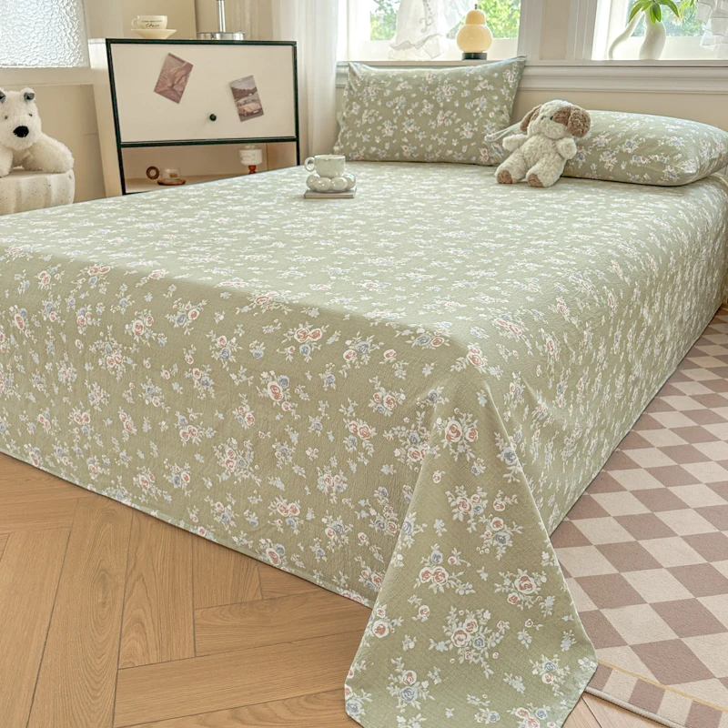 Printed Flat Sheets Single/Double/Queen/King Size Bedsheets Adults Kids Room Bed Linen drap de lit (Pillowcase Need Order)