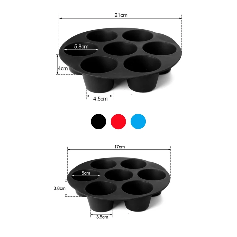 Silicone Cake Molds air fryer molds air fryer Accessories Microwave Oven Baking Mold Baking Cake Silicone Mold Baking Tools