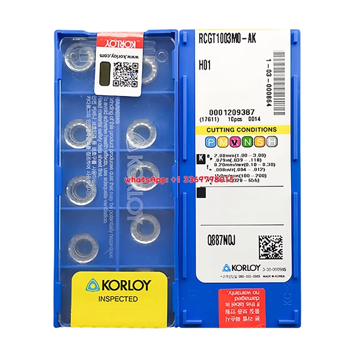 Original RDKT1204 1606 MO-MF X385 PC8520 PC5300 CNC Milling Carbide Inserts