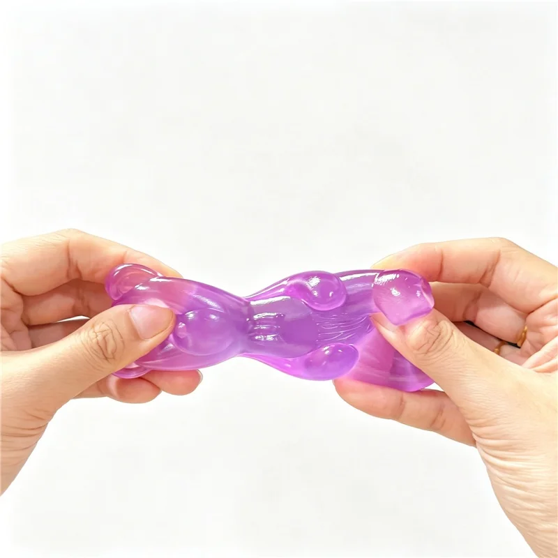 Schylling Needoh Gummy Bear Fidget Relief Sensory Toy TPR Fast Rebound Non-toxic Anti-Anxiety Squeeze For Focus ADHD Autism Gift